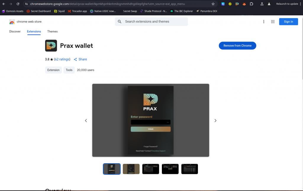 Prax Wallet (Penumbra)